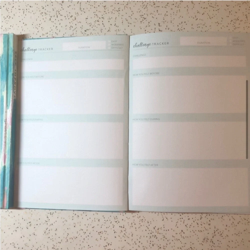 Guided Self-Improvement Journal notebook